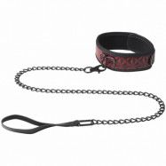 Master Series Crimson Tied Halsband med Koppel - Blandade färger