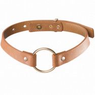 Maze by Bijoux Indiscrets Single Choker Halsband - Brun