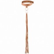 Maze by Bijoux Indiscrets Tassel Choker Halsband - Brun