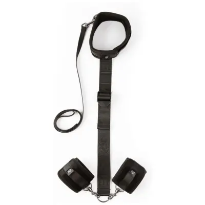 Sei Mio Neck Firmly In Check Adjustable Neck And Wrist Restraint Kit