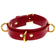 Taboom Bondage in Luxury Halsband Deluxe - Bordeaux