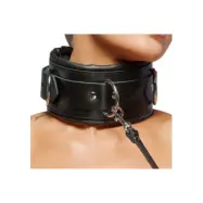 Zado Leather Collar with Leash