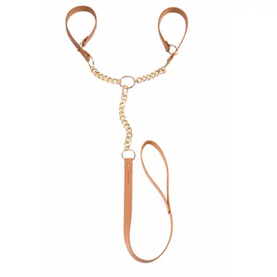 BIJOUX INDISCRETS - MAZE T-RESTRAINTS BROWN