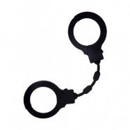 Black Silicone Handcuffs