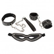 Bondage Set Med Strass - BadKitty