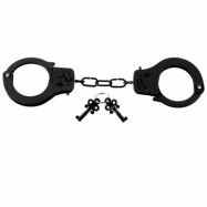 Designer Metal Handcuffs Black