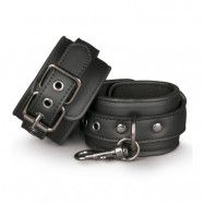 Easytoys Black Leather Handcuffs