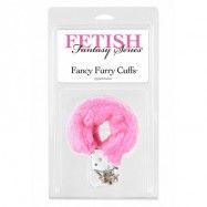 FETISH FANTASY FANCY FURRY CUFFS PINK - HANDBOJOR