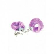 FETISH FANTASY FANCY FURRY CUFFS PURPLE - HANDBOJOR