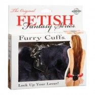 FETISH FANTASY FURRY CUFFS - BLACK - HANDBOJOR