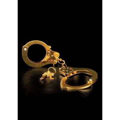 Fetish Fantasy Gold Metal cuffs