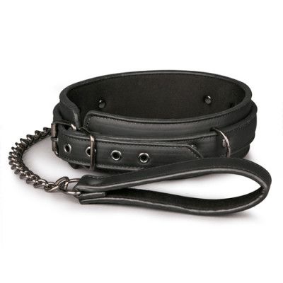 Fetish halsband med koppel