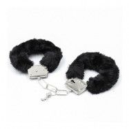 Furry Handcuffs – flera färger - Svart