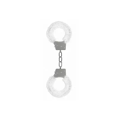 Handbojor med fluff, vita