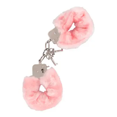 Handbojor Med Rosa Fluff