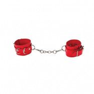 Leather Cuffs - Red