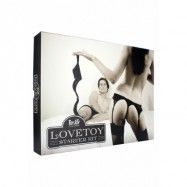 LOVETOY STARTER KIT - 10 delar - ÖGONBINDEL - VIBRATOR - PISKA - SEXLEKSAK SET