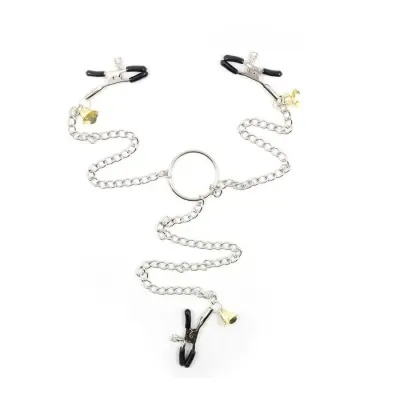 Nipple & Clit Clamps - Metal Chain
