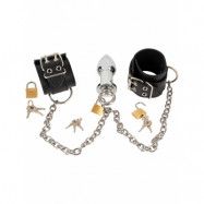 Orion Fetish Collection: Hand Cuffs & Plug