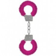 Ouch!: Beginner's Furry Handcuffs, rosa