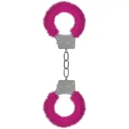 Ouch!: Beginner's Furry Handcuffs, rosa