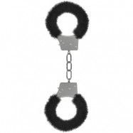 Ouch!: Beginner's Furry Handcuffs, svart