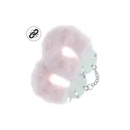 Ouch! Heavy-duty Fluffy Handcuffs - Powder Pink