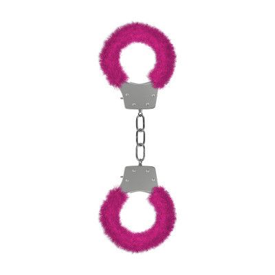 Pleasure Handcuffs Furry Rosa
