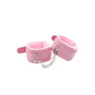 Premium Fur Lined Wrist Restraints Pink