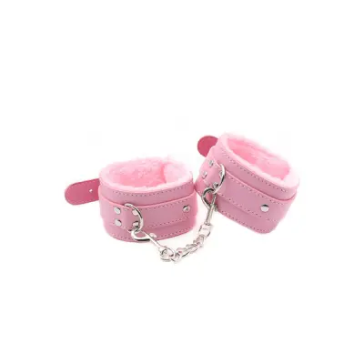 Premium Fur Lined Wrist Restraints Pink