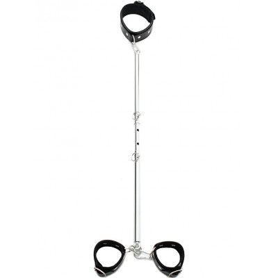 Rimba: Spreader Bar with Leather Cuffs and Collar