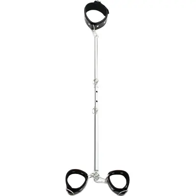 Rimba: Spreader Bar with Leather Cuffs and Collar