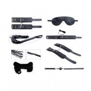 Secret Desires Black 8 Delars BDSM kit