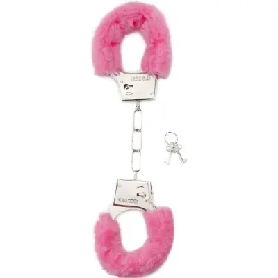 Shots Toys: Furry Handcuffs, rosa
