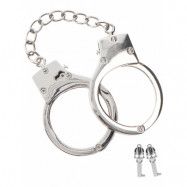 Taboom: Silver Plated BDSM Handcuffs