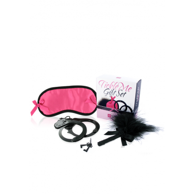 TICKLE ME GIFT SET ROSA - UTFORSKA DIN PARTNER