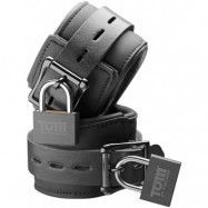 Tom of Finland: Neoprene Wrist Cuffs with Lock