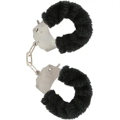 Toy Joy: Furry Fun Cuffs Plush, svart