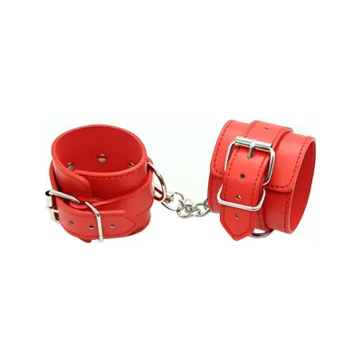 Toyz4Lovers: Fetish Art, Wrist/Ankle Cuffs Belt, röd