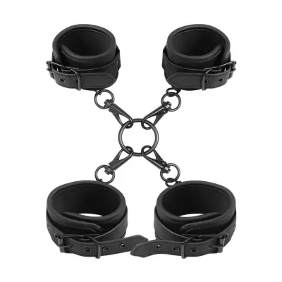 Wrist & Ankle Cuffs Set - Vegan Leather