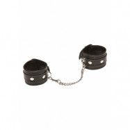 X-PLAY LOVE CHAIN WRIST CUFFS BLACK