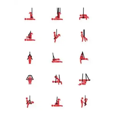 Hidden Desire Lovers Swing With Stand BLACK