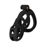 Hidden Desire Penis Prison Cock Cage Long BLACK