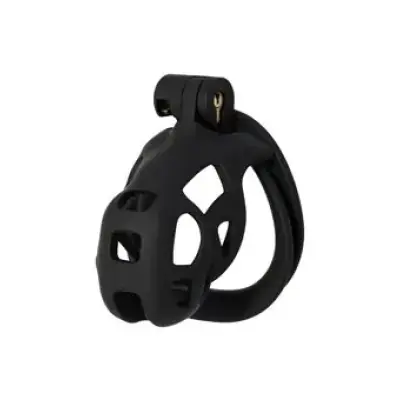 Hidden Desire Penis Prison Cock Cage Short BLACK