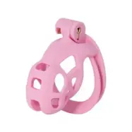 Hidden Desire Penis Prison Cock Cage Short PINK