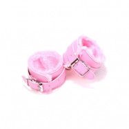 Luxury Fetish - Pink Fur Wrist Cuffs