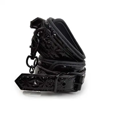 Luxury Fetish - Wrist Cuffs, black