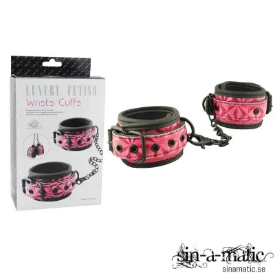 Luxury Fetish - Wrist Cuffs, pink