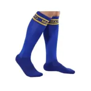 Macho Long Socks One Size Blue