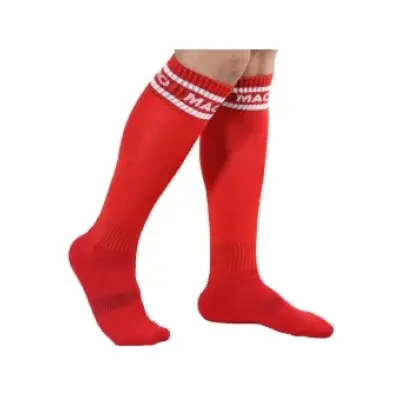 Macho Long Socks One Size Red